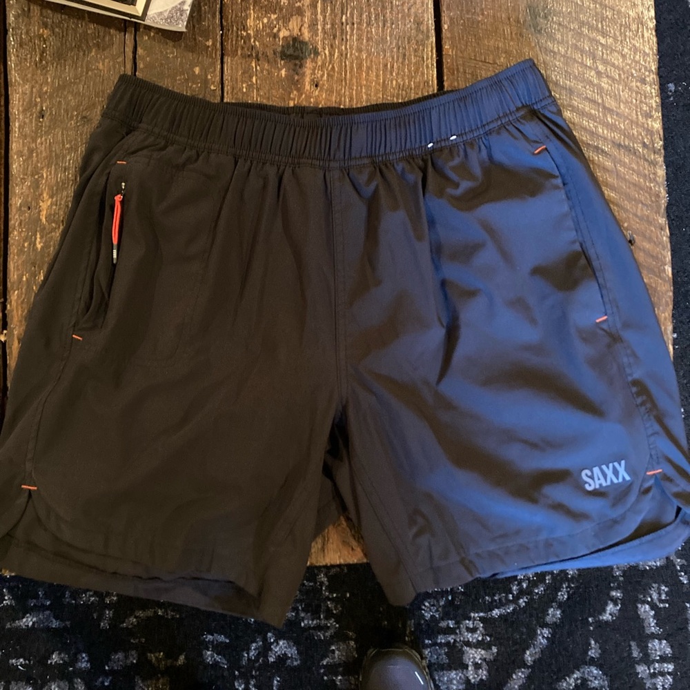 Black Saxx Gainmaker 2N1 Training Shorts Size Large